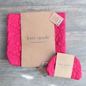Kate Spade Red Tote Bag and a Pouch